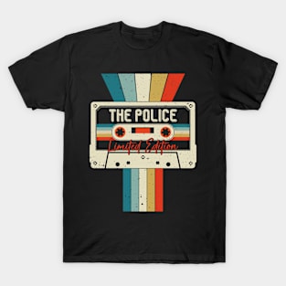 Graphic The Police Proud Name Cassette Tape Vintage Birthday Gifts T-Shirt